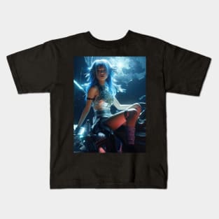 Elf Girl & Vortex Kids T-Shirt